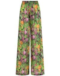 Paramidonna - Strandhose Mit Dschungel-Print - Lyst