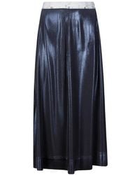 Maison Margiela - Four-Stitch Midi Skirt - Lyst
