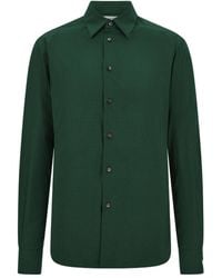 Ferragamo - Micro-Patterned Shirt - Lyst