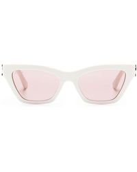 Cartier - Logo-plaque Cat-eye Frame Sunglasses - Lyst