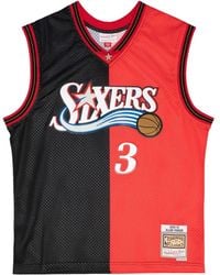Mitchell & Ness - X Nba Philadelphia 76Ers 2000 Allen Iverson Split Swingman Tank Top - Lyst