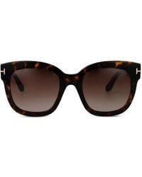Tom Ford - Lunettes De Soleil À Monture Papillon - Lyst