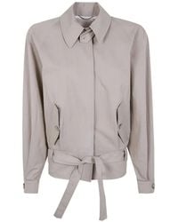 Magda Butrym - Belted Raglan-Sleeve Jacket - Lyst