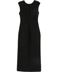 Rohe - Midikleid mit Kragenverzierung - Lyst