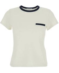 FRAME - Pocket T-Shirt - Lyst