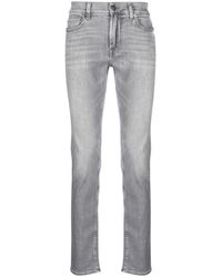 7 For All Mankind - Paxtyn Mid-rise Skinny Jeans - Lyst