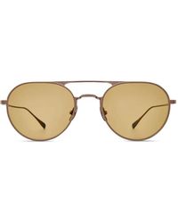 Garrett Leight - Benny J Pilot-Frame Sunglasses - Lyst
