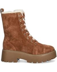 MICHAEL Michael Kors - Suede Combat Boots - Lyst
