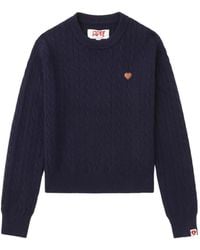 A Bathing Ape - Jersey con parche de punto de ochos - Lyst