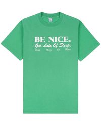 Sporty & Rich - Be Nice Cotton T-shirt - Lyst