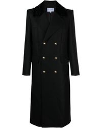 CASABLANCA - Double-Breasted Wool Coat - Lyst