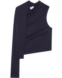 Courreges - Asymmetric Off-Shoulder T-Shirt - Lyst