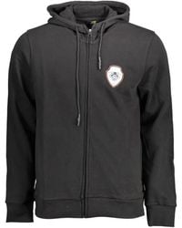 Roberto Cavalli - Kapuzenjacke Mit Logo-Patch - Lyst