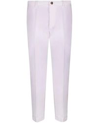 Dell'Oglio - Louis Button-Flap Pocket Trousers - Lyst