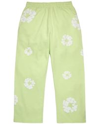 DENIM TEARS - Cotton Wreath Track Pants - Lyst