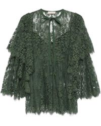 Elie Saab - Laced blouse - Lyst