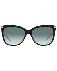 Jimmy Choo - Gafas de sol Steff con montura rectangular - Lyst
