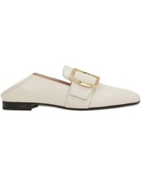 Bally - Almond Leather Sandals - Lyst