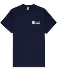 Sporty & Rich - Sr Running Club Cotton T-shirt - Lyst