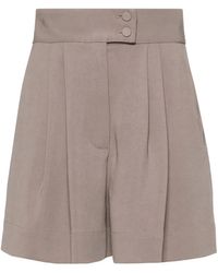 Styland - Pleated High-Waist Tailored Shorts - Lyst