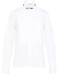 Brunello Cucinelli - Seidenhemd mit Monili-Borte - Lyst