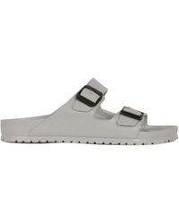 Birkenstock - Arizona Stealth Sandalen Met Dubbele Gesp - Lyst