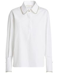 Genny - Polo À Ornements De Perles - Lyst