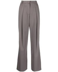 Low Classic - Pleated High-Waist Trousers - Lyst