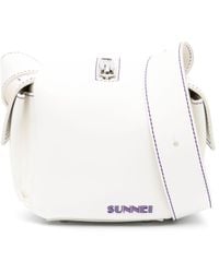 Sunnei - Lacubetto Leather Shoulder Bag - Lyst