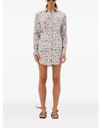 Maria Cher - Valongo Rubi Floral-Print Shirt Mini Dress - Lyst