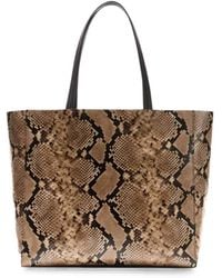 Nili Lotan - Keith Snakeskin-Effect Medium Shoulder Bag - Lyst