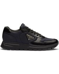 Prada - Sneakers Aus Re-Nylon Und Leder - Lyst