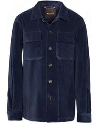 Moorer - Corduroy Patch-Pocket Shirt - Lyst