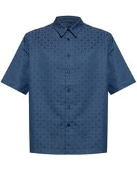 Givenchy - Overhemd Met Monogram-Print - Lyst