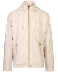 Kiton - Hooded Zip-Up Jacket - Lyst