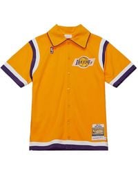 Mitchell & Ness - Lakers 1987 Kurt Rambis Authentic Shooting Shirt - Lyst