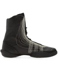 Y-3 - Regu Embroidered Sneakers - Lyst