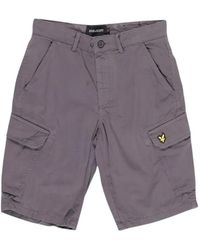 Lyle & Scott - Logo-Patch Cargo Shorts - Lyst