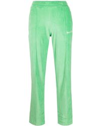 Sporty & Rich - Towelling-Finish Logo-Embroidered Track Pants - Lyst