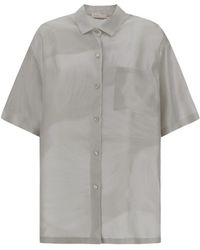 Herno - Resort Floral-Print Silk Shirt - Lyst