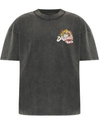 AllSaints - Roque T-Shirt Met Grafische Print - Lyst