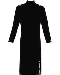 Elisabetta Franchi - Form-Fitting Midi Dress - Lyst
