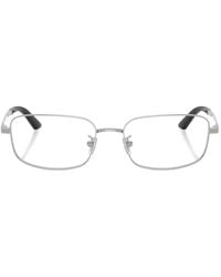 Versace - Rectangle-Frame Glasses - Lyst