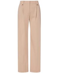 Liu Jo - Pantalon Plissé À Boutons Décoratifs - Lyst