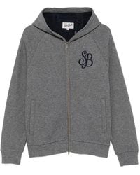 MC2 Saint Barth - Carrel Logo-Embroidered Zip-Up Hoodie - Lyst