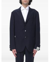 Luigi Borrelli Napoli - Single-Breasted Wool Blazer - Lyst