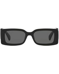 Gucci - Eckige Sonnenbrille mit GG - Lyst