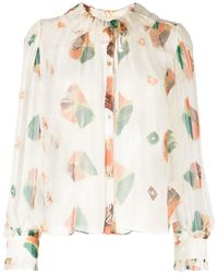Ulla Johnson - Zijden Blouse - Lyst