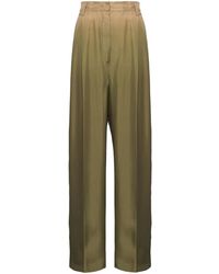 Prada - Gradient Twill Palazzo Pants - Lyst