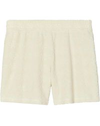Tory Burch - Jacquard-Shorts Mit Logo - Lyst